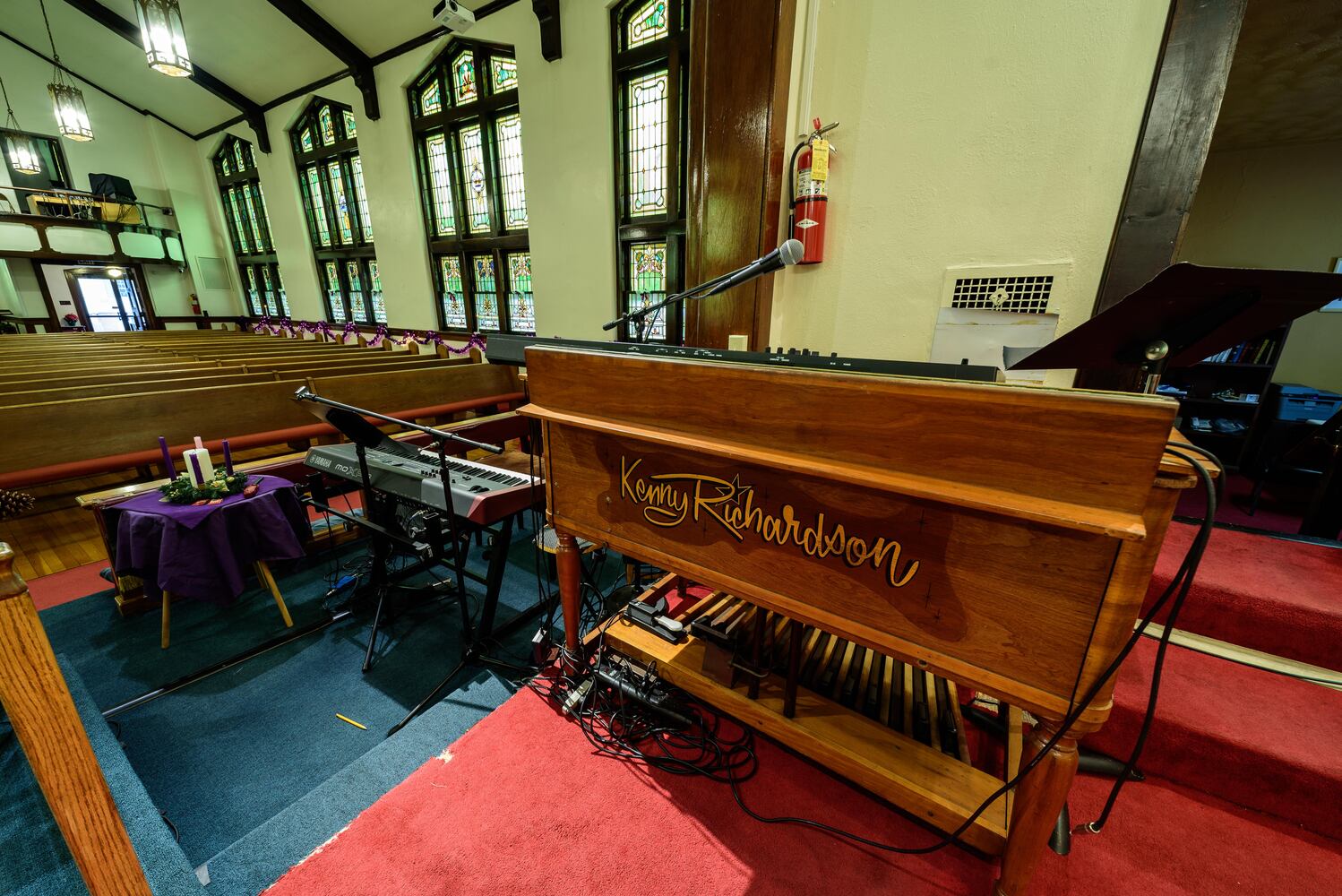 PHOTOS: A look inside McKinley United Methodist Church decorated for Christmas