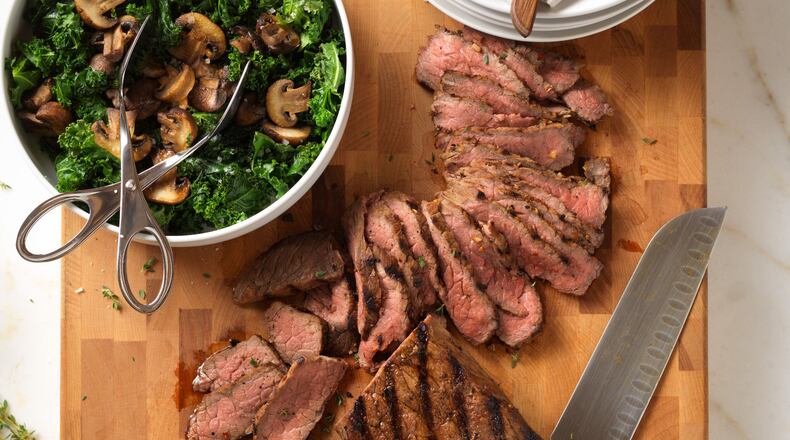 Red Wine Herb-Marinated Beef Steak. CATTLEMEN'S BEEF BOARD/CONTRIBUTED