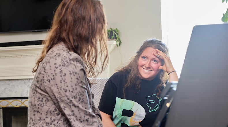 Brandie B Writes Songs music instructor Brandie Brainerd with student. CONTRIBUTED PHOTO: Jeremi Blurton