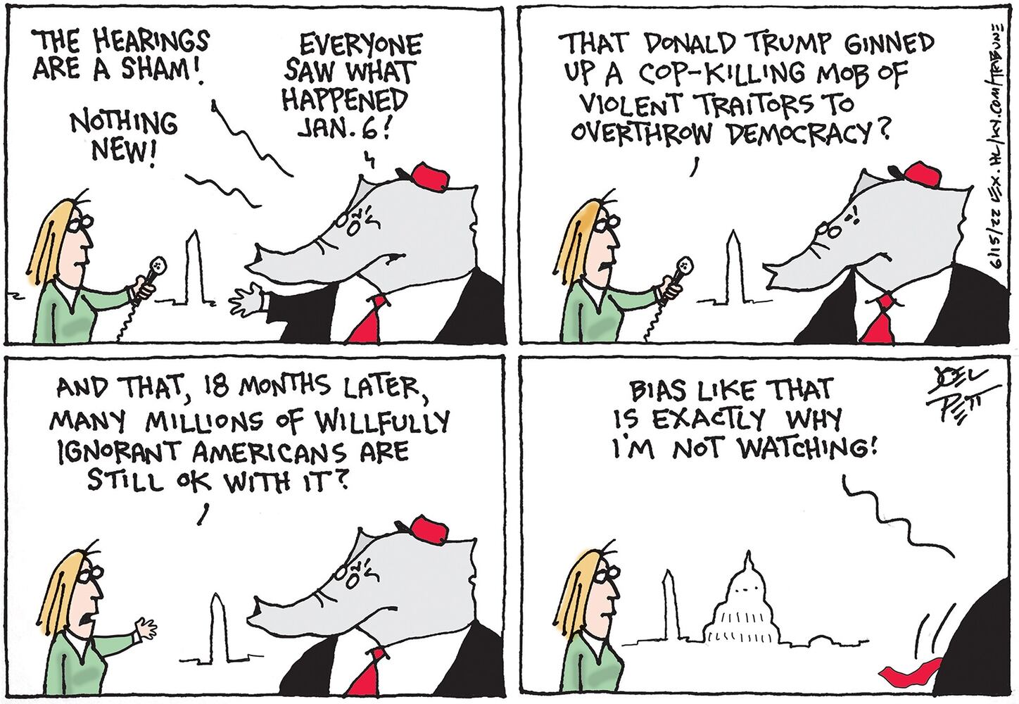 WEEK IN CARTOONS: Jan. 6 hearings, bear market and more
