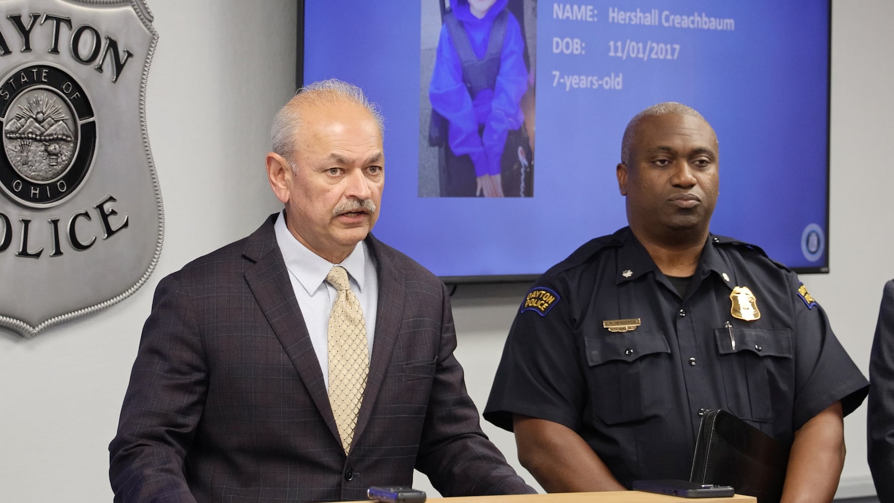 071425 DDN Hershall Creachbaum news conference Kamran Afzal Eric Henderson