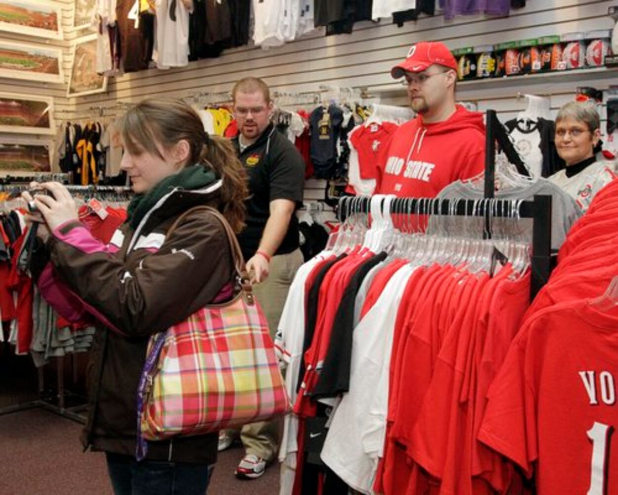 OSU's Dane Sanzenbacher signs autographs