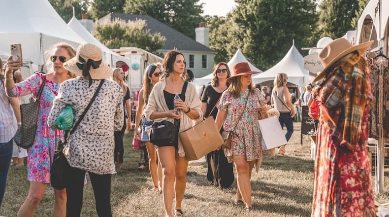 Charm at the Farm is a vintage market shopping experience in Lebanon that supports local and women-owned small businesses, selling a mix of vintage and handmade items including furniture, clothes, jewelry, art and more. CONTRIBUTED