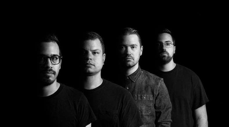 Novagold, (left to right) Josh Gonzalez, Nigel Verboon, Ryan Jones and Jacob Oxley, releases its debut album, A Pretty Burn, at Blind Bob s in Dayton on Friday, Dec. 15. CONTRIBUTED