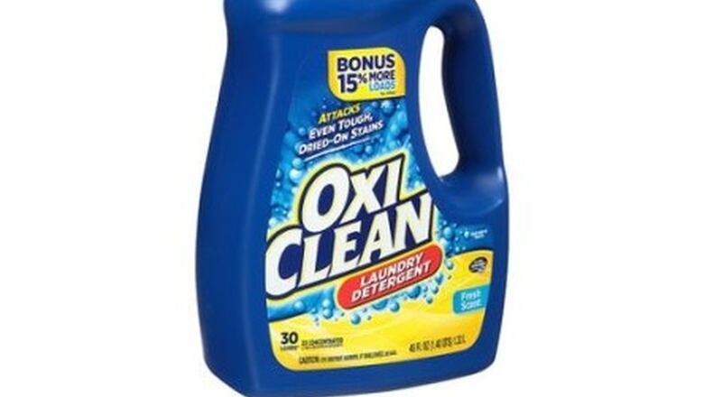 Oxi Clean detergent