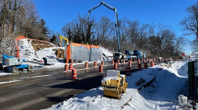 Ridgeway Road bridge over Dorothy Lane in Kettering is currently under construction. This project was funded for replacement through ODOT's Municipal Bridge Program.