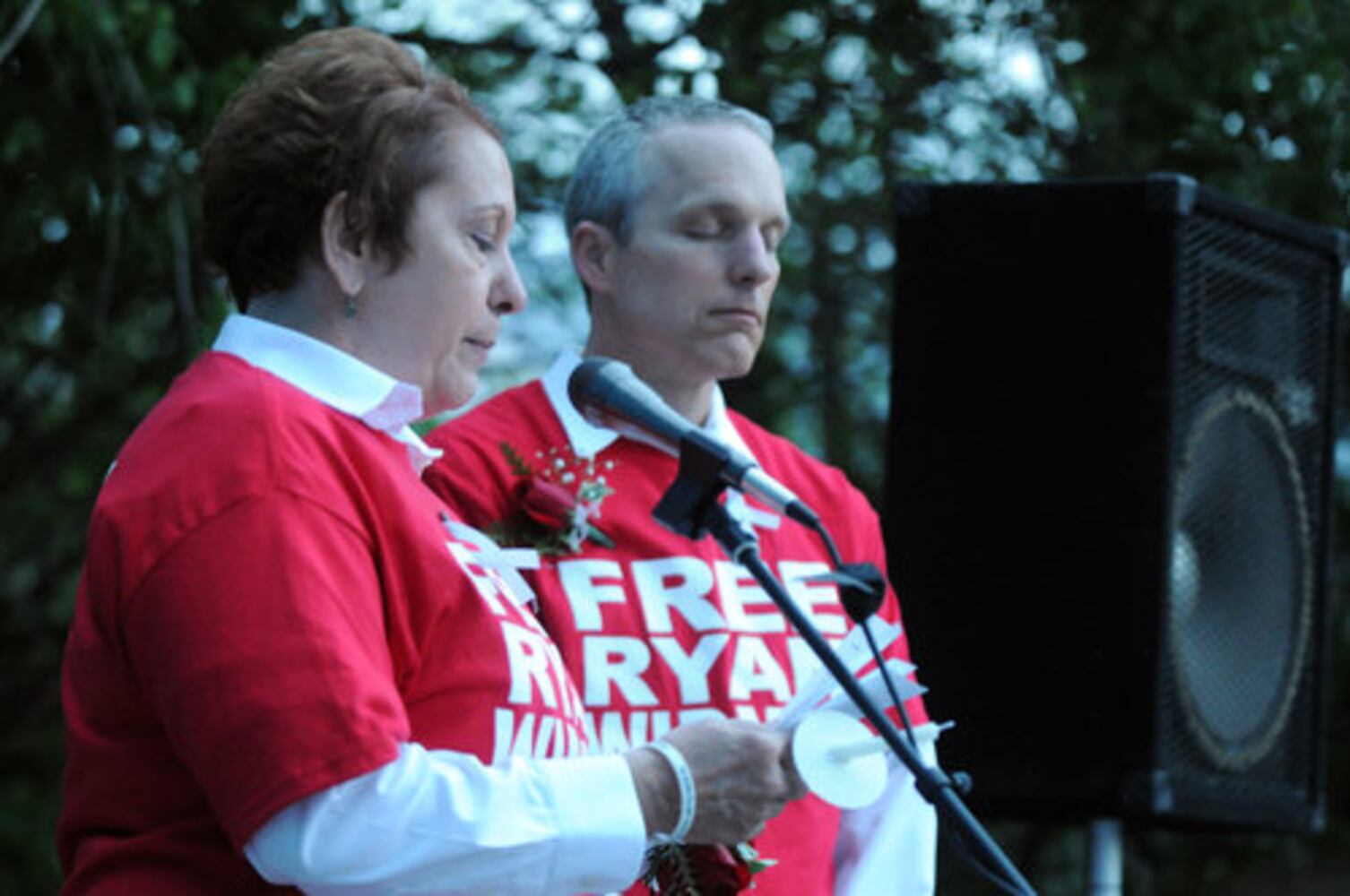 Vigil held for Ryan Widmer