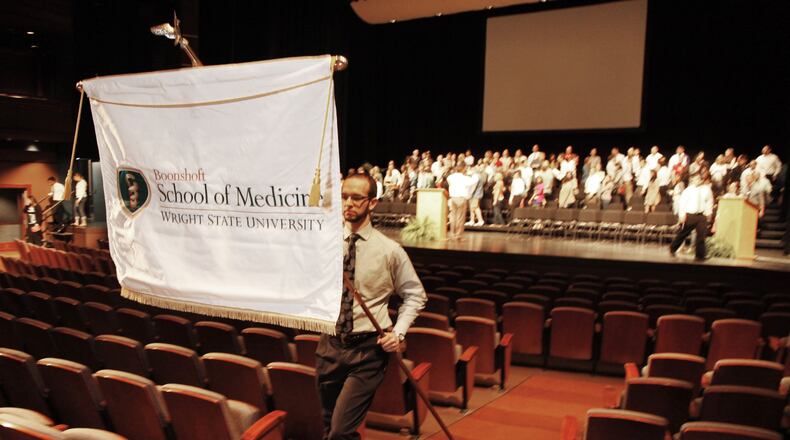 The Wright State University Boonshoft School of Medicine held its annual graduation ceremony on Friday, May 24, at the Schuster Performing Arts Center. The graduating class included 106 medical students who will help fill the growing need for primary care physicians. Studies show that the millions of new enrollees in Obamacare and the aging population will lead to a need for as many as 45,000 more primary care physicians by 2020. The problem is most medical students tend to see primary care as less groundbreaking or prestigious than specialty fields. And many students enter more lucrative specialty fields to pay off student debt from medical schools.