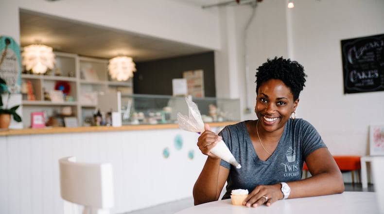 Kate Rivers, owner of Twist Cupcakery at 25 S. St. Clair St., started her downtown Dayton business 5 years ago as part of the Downtown Dayton Partnership Activated Spaces program. The DDP’s new Retail Lab program aims to take downtown business owner’s ideas to the next level in order for them to open their own storefronts. Contributed photo