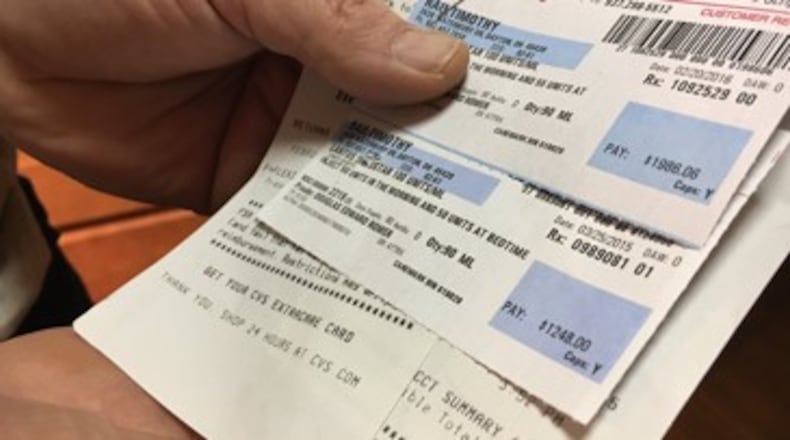 Proponents of a ballot issue to reduce state prescription drug costs are accusing the opposition of violating campaign finance laws. KATIE WEDELL/STAFF