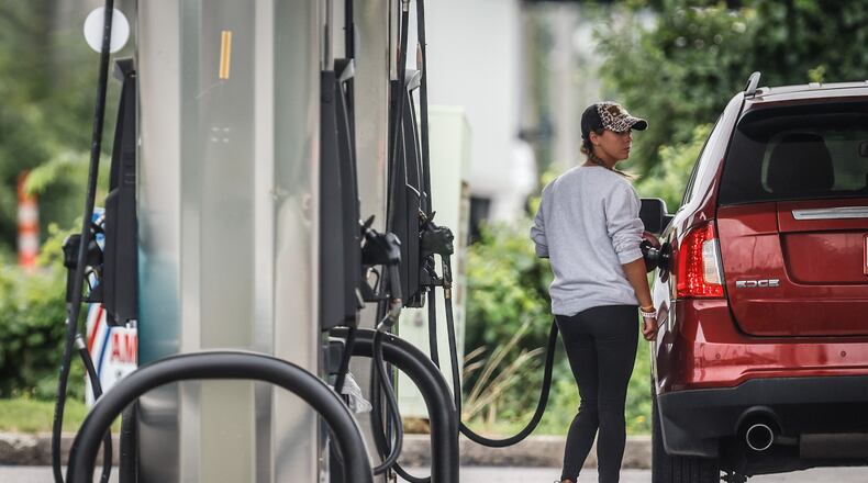 The national average gas price has declined for 41 consecutive days, the longest decline since the pandemic started in 2020. At this Marathon gas station at the intersection of Dryden Road and Arbor Boulevard, unleaded regular was $3.99 a gallon on Tuesday, July 26, 2022. JIM NOELKER/STAFF
