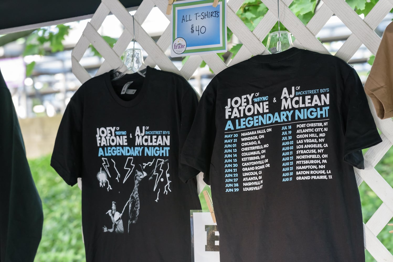 PHOTOS: Joey Fatone of NSYNC and AJ McLean of the Backstreet Boys live at Fraze Pavilion