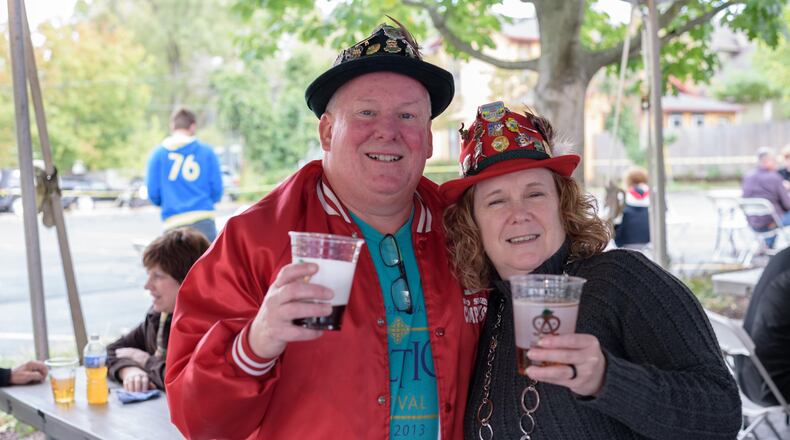 Prost! An Oktoberfest celebration will be held at the Dayton Liederkranz-Turner German Club in Dayton's St. Anne's Hill Historic District on Saturday, October 2. TOM GILLIAM/CONTRIBUTING PHOTOGRAPHER