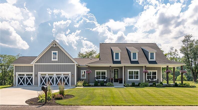 This four bedroom ranch home sits on two acres in Harmony Township. It is across the street from Lake Sylvan.