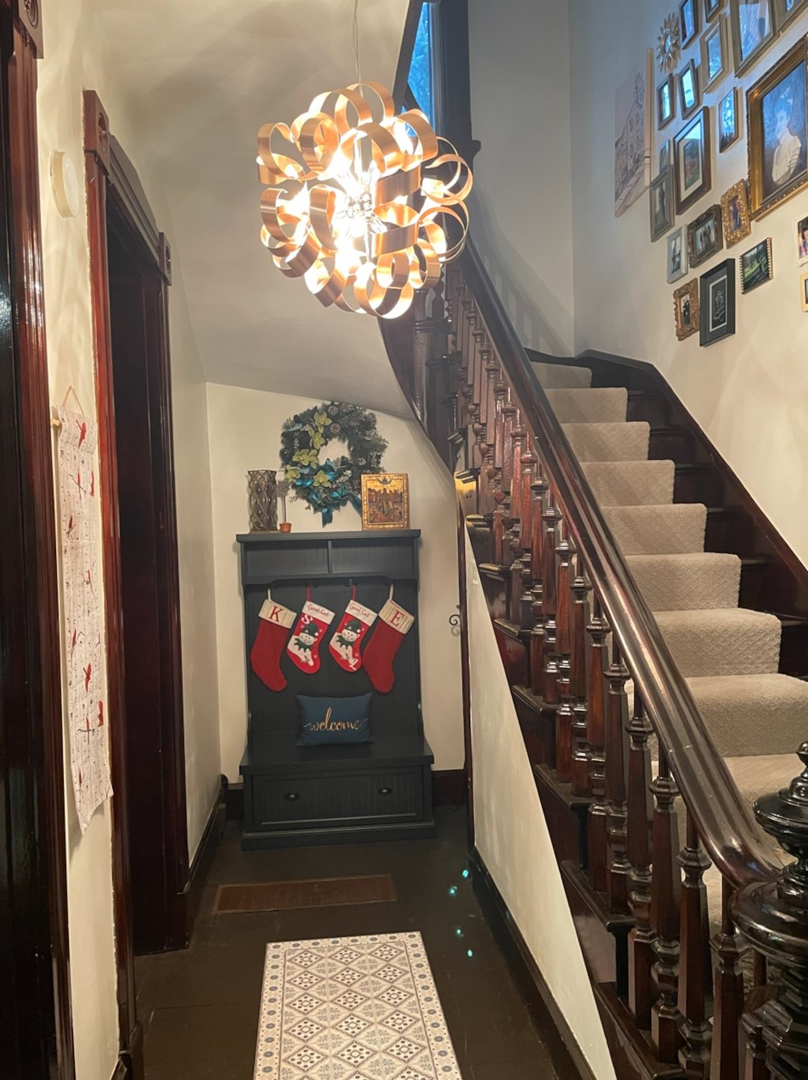 The original FA Requarth family home is on Jones Street in Dayton. The couple with current ownership it has been retaining the homes historical features. CONTRIBUTED