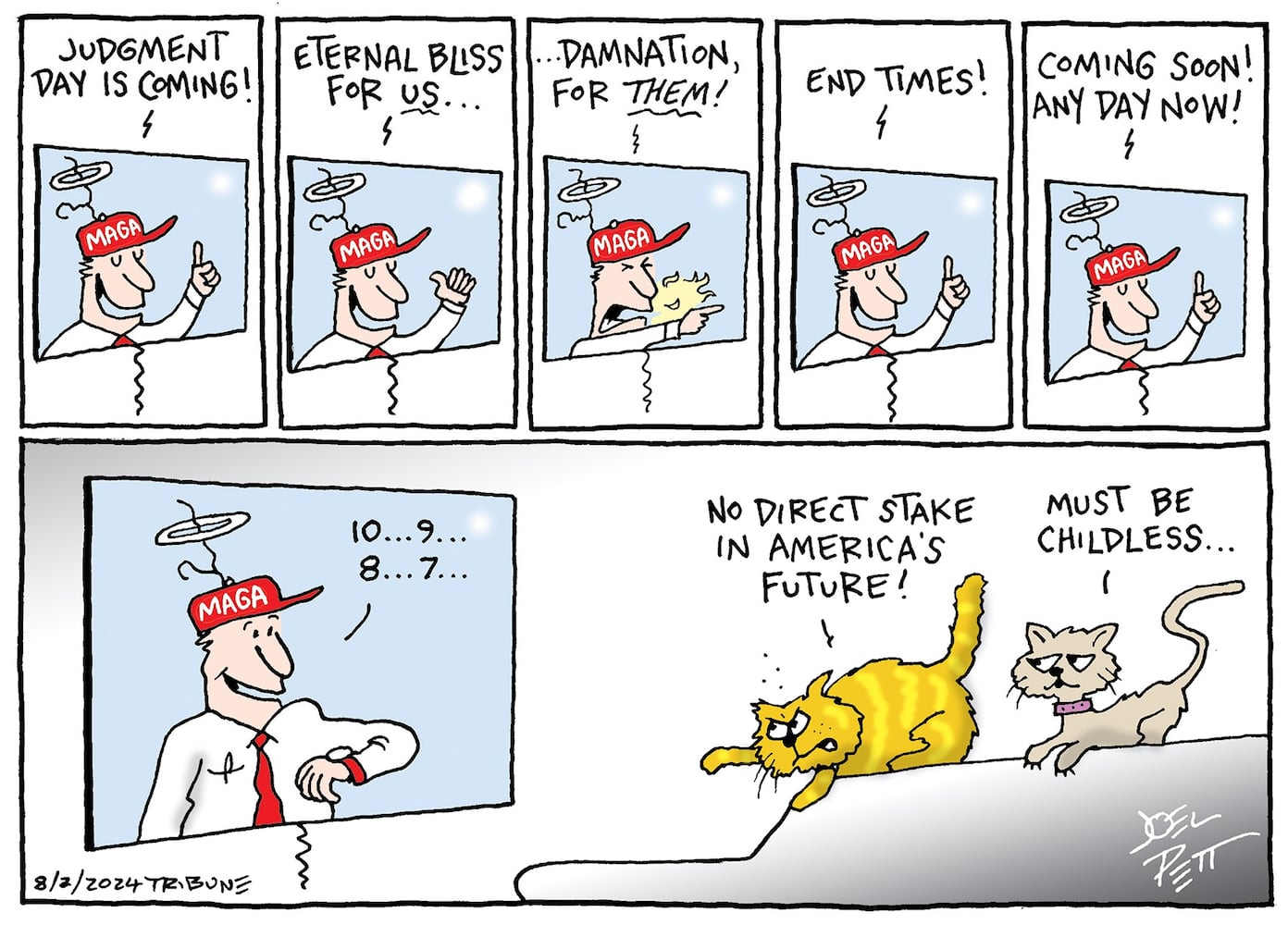 CARTOONS: Joel Pett, Aug. 6, 2024