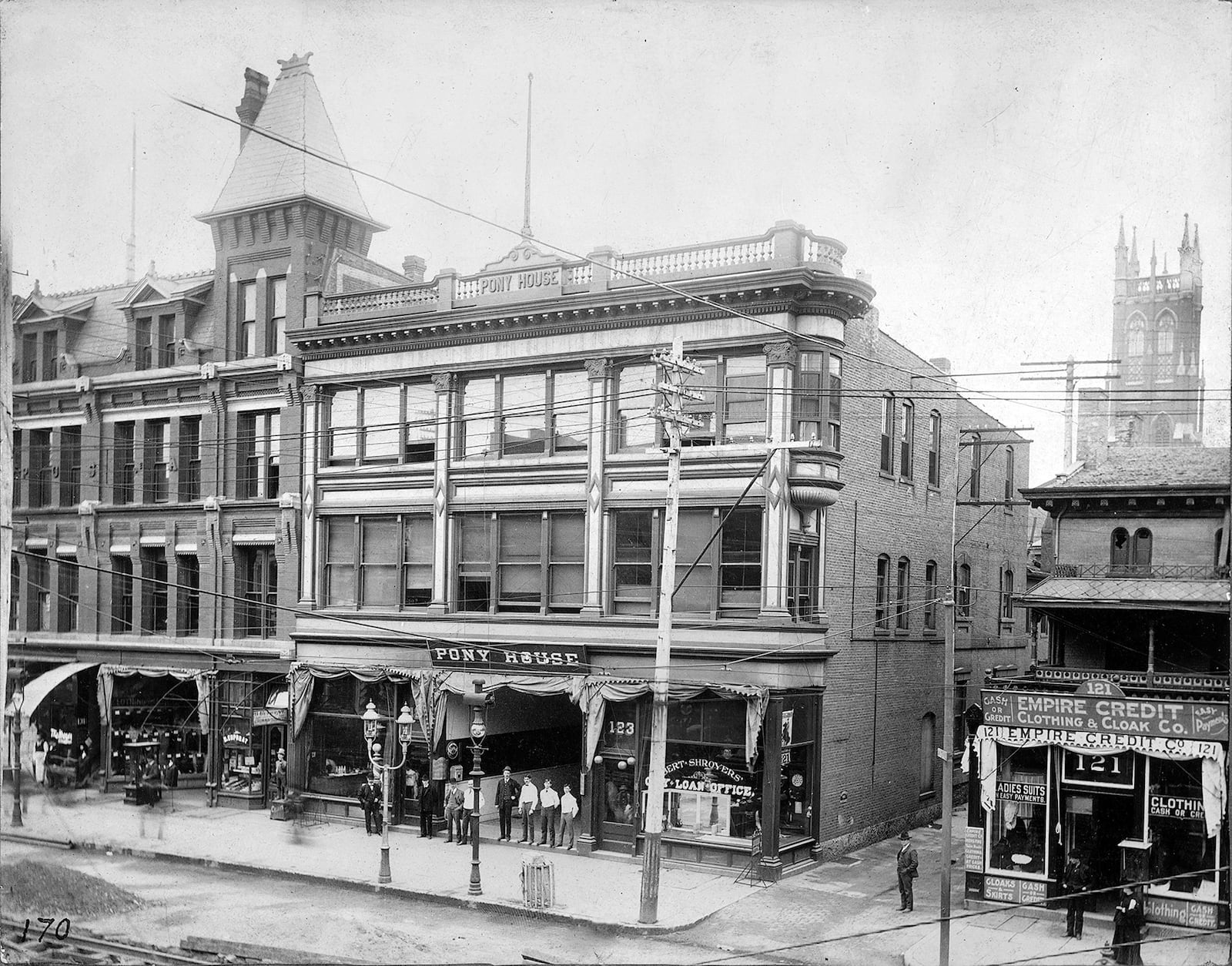 James Ritty, the inventor of the first cash register, opened the Pony House Restaurant  in 1882 on South Jefferson Street in Dayton. The bar he had commissioned for his establishment is now the centerpiece of Jay's Restaurant in the Oregon Historic District. DAYTON METRO LIBRARY / WILLIAM LUTZENBERGER COLLECTION