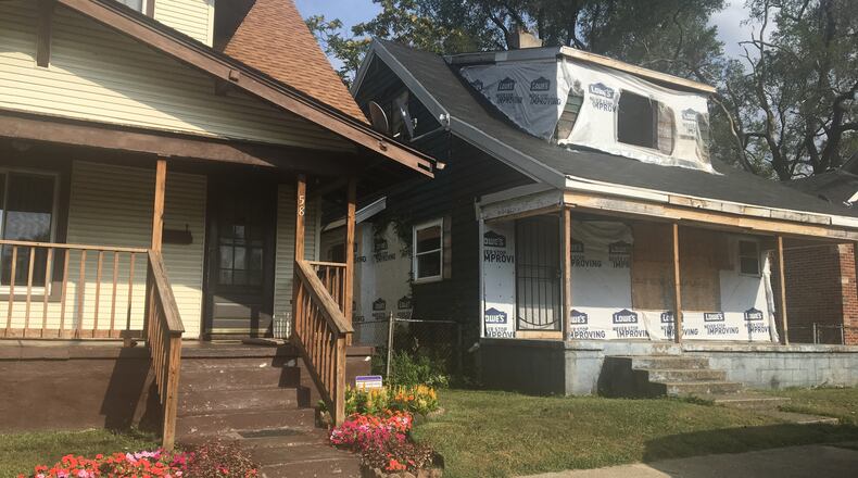 A house on Gramont Avenue in West Dayton has been transferred to a private owner via the city’s Lot Links program. CORNELIUS FROLIK / STAFF