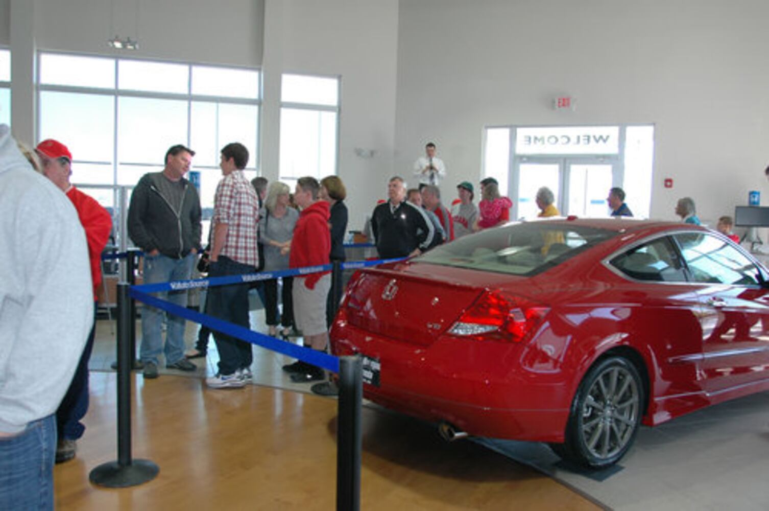 Rose/Morgan sign at Joe Morgan Honda
