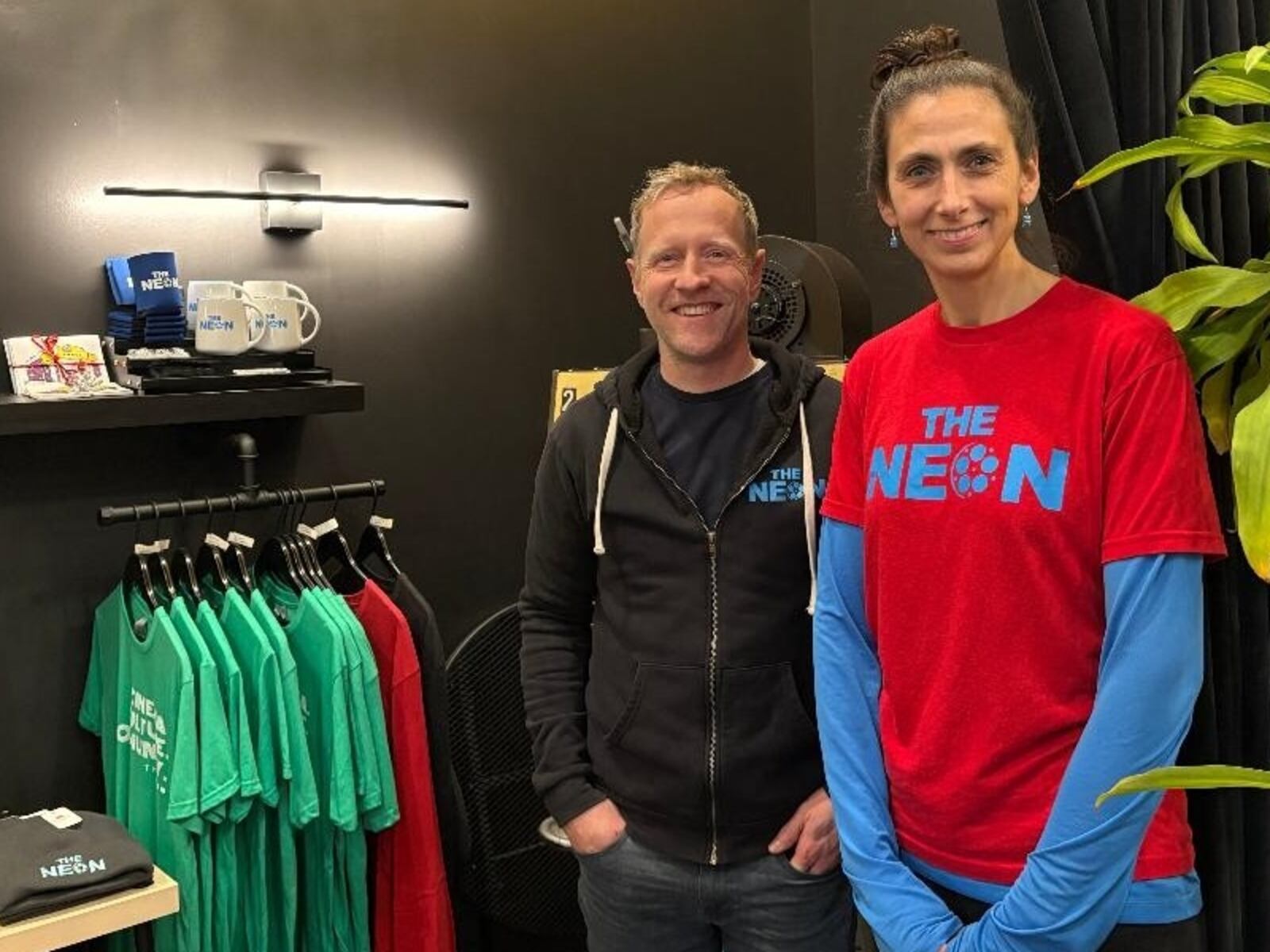 The NEON General Manager Jonathan McNeal and Assistant Manager Diana Cordero. RUSSELL FLORENCE JR./STAFF