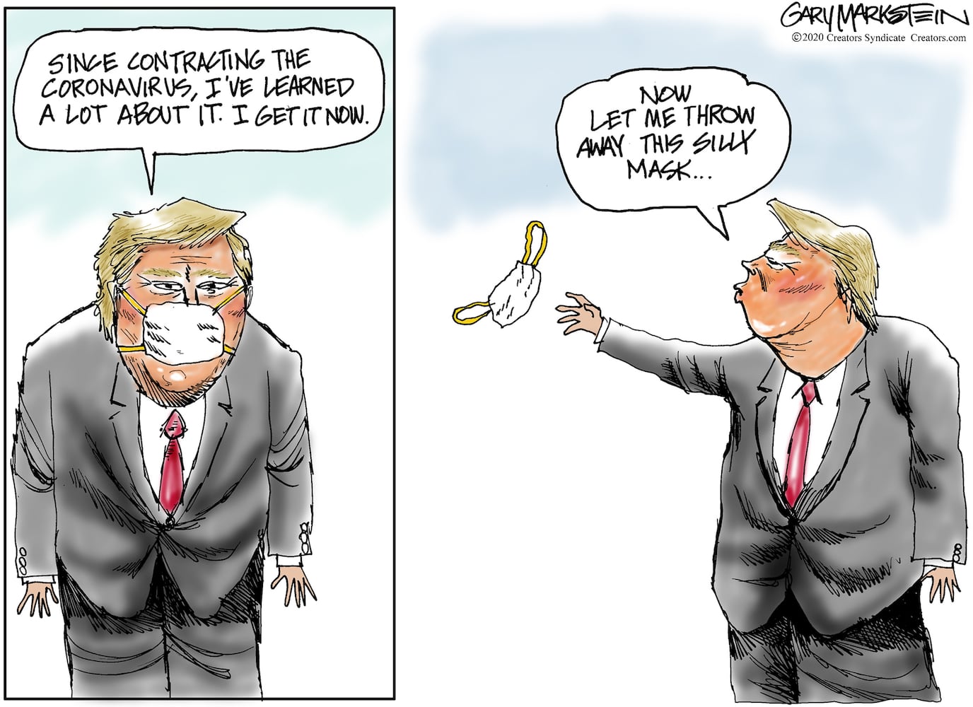 Week in cartoons: Trump's health, the fly and more