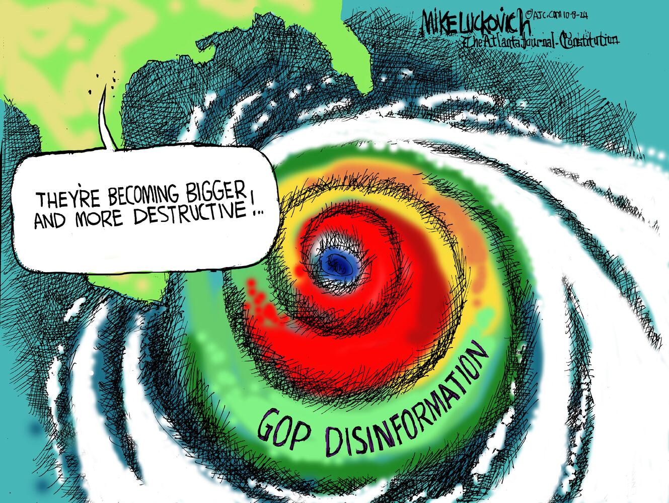 CARTOONS: Mike Luckovich, Oct. 10, 2024