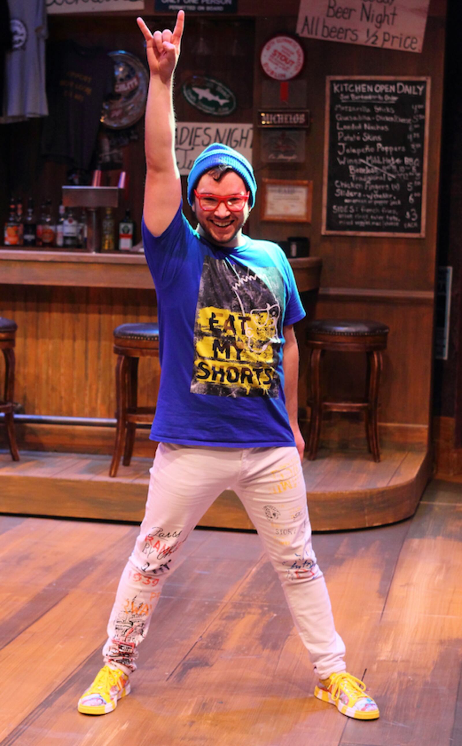 Zack Steele as Ed “Shreddy Eddy” Leary in the Human Race Theatre Company's production of "Airness."