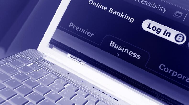 Banks require two-factor authentication from online customers for their own protection. A customer’s PC’s IP address isn’t a reliable way of proving who they are. (Dreamstime)