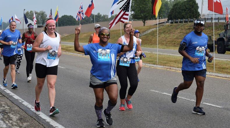 Current pricing to register for the Air Force Marathon will extend to June 7. Prices for the marathon and half marathon will increase by $10 on June 8 while the cost of the 5K and 10K races will increase by $5. The price for the Fly! Fight! Win! Challenge Series, in which runners compete in the 5K, 10K and either the half marathon or marathon will increase by $20, and the Tailwind Trot 1K Kids Run will increase by $3. (File photo)