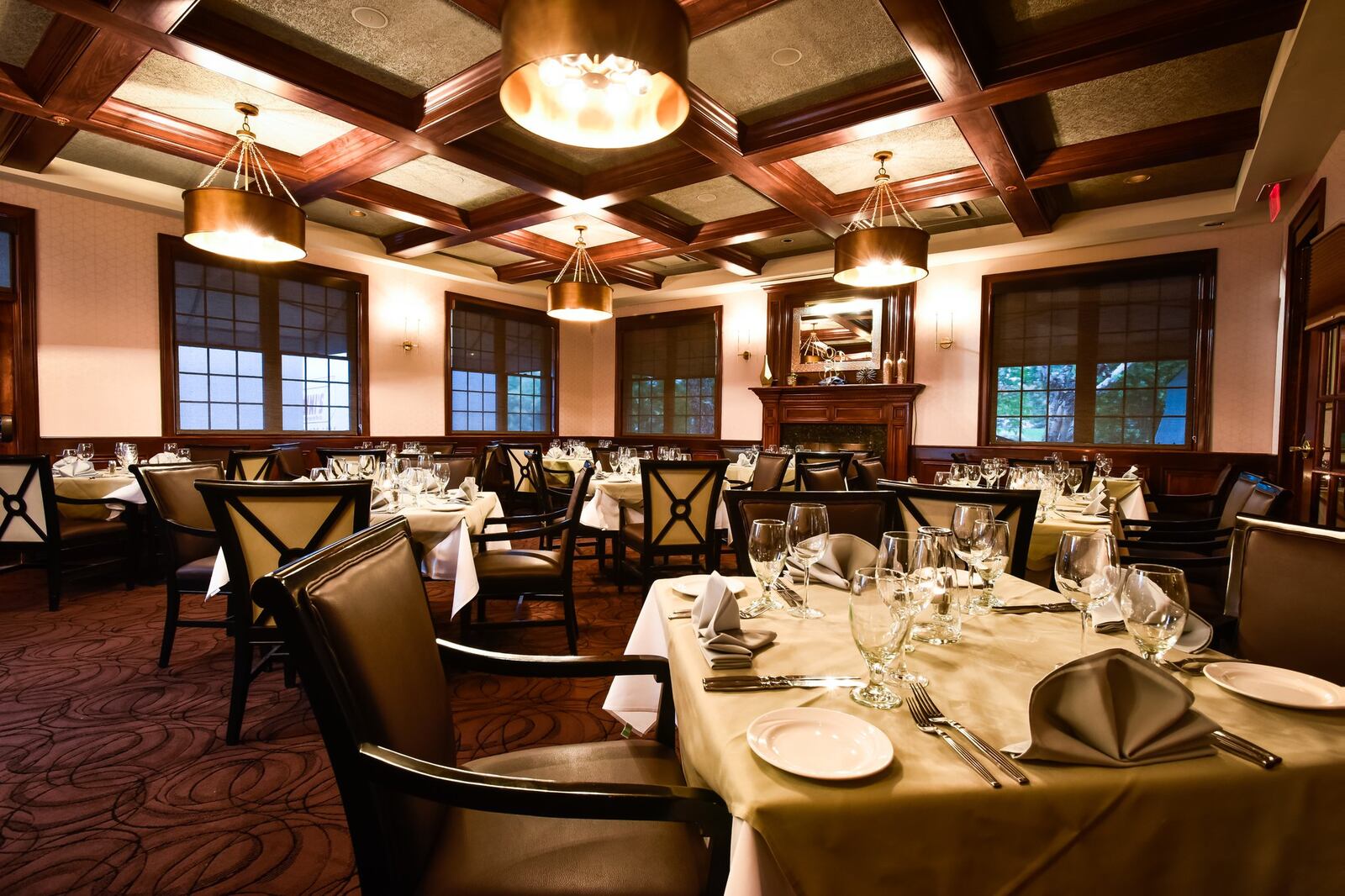 Jag’s Steak and Seafood in West Chester Township has finished a remodel that includes some new food dishes like this Homemade Ricotta Bruschetta with Lemon Marmalade pictured here in the renovated Library room. NICK GRAHAM/STAFF