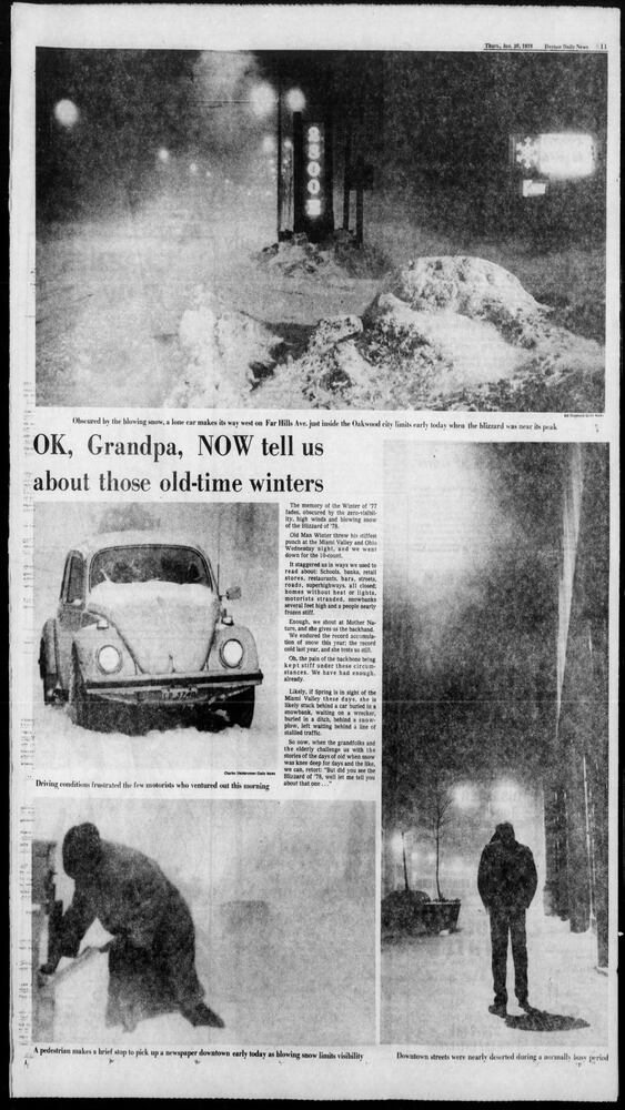 Winter Blizzard of 1978 Dayton