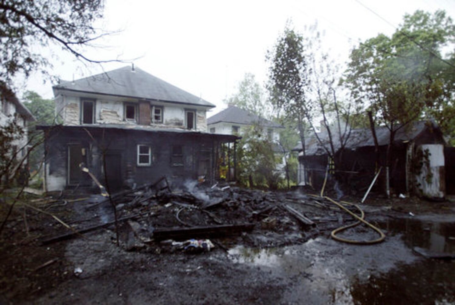 Fire at multi-family home