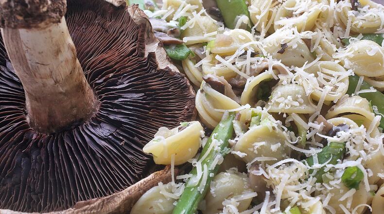 Orecchiette Pasta with Shiitake Mushrooms and Sugar Snap Peas. (J.B. Forbes/St. Louis Post-Dispatch/TNS)