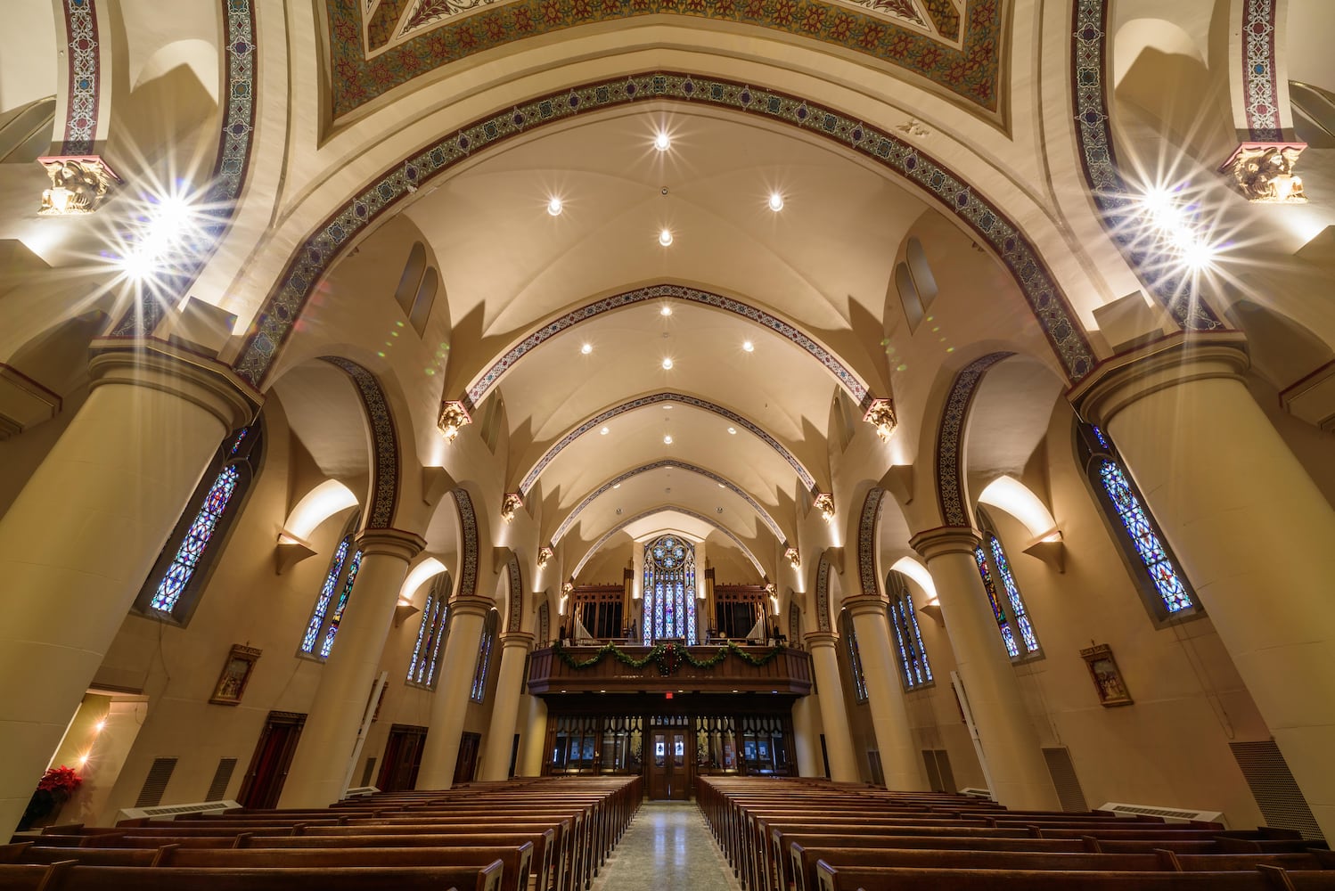 PHOTOS: A look inside Holy Angels Catholic Church decorated for Christmas