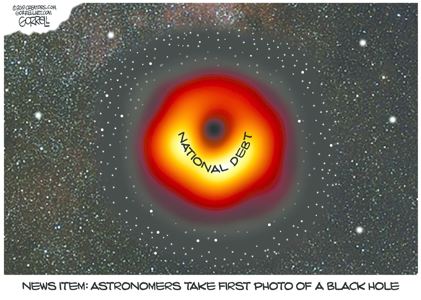 Week in cartoons: Trump’s tax returns, the black hole and more