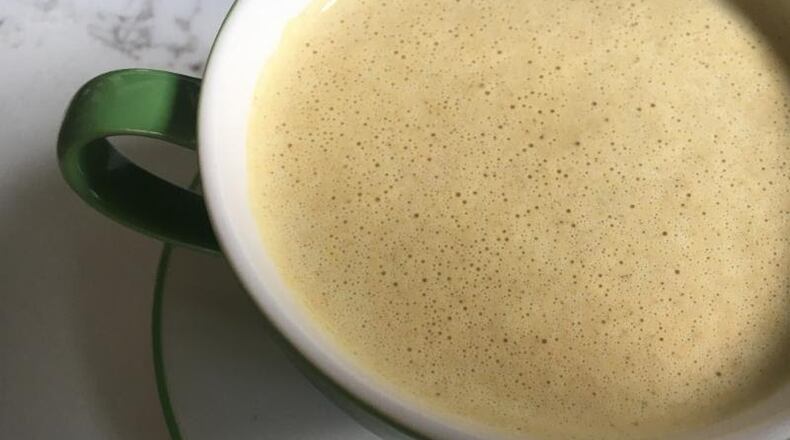 Golden Cashew Milk. Photo by Ari LeVaux.