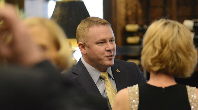 U.S. Rep. Warren Davidson, R-Troy, has $250,000 in lingering campaign debt from last year’s elections, the largest amount of any of the 16 Ohio House members. The money represented personal loans Davidson made to his campaign. MICHAEL D. PITMAN/STAFF