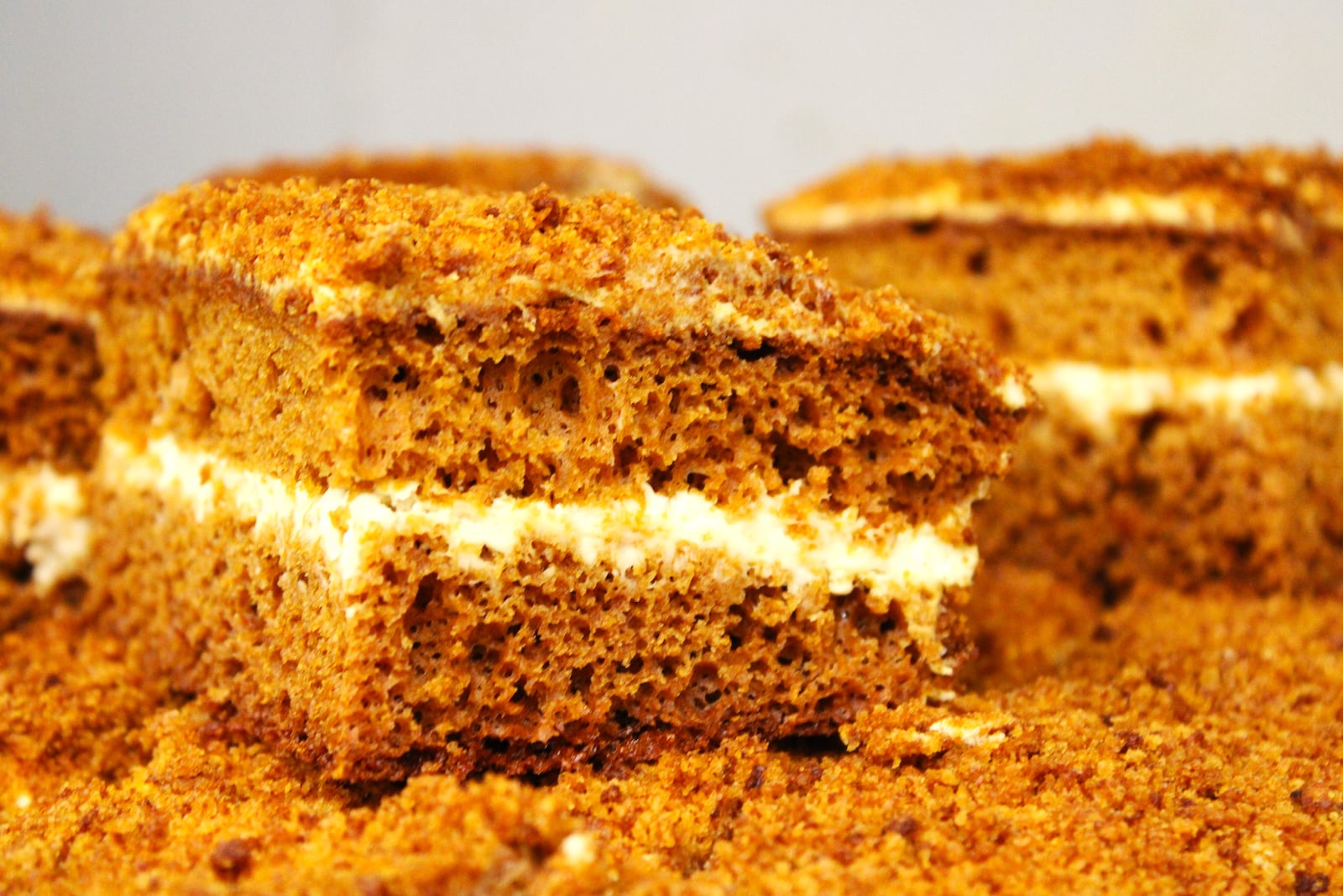 Customers can order a slice of Turkish honey cake at Dayton Village Pizza Restaurant. STAFF/SYDNEY DAWES