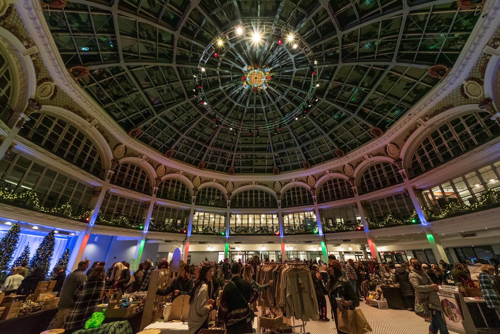 Holly Days at the Dayton Arcade in downtown Dayton continues through Friday, Dec. 13. TOM GILLIAM / CONTRIBUTING PHOTOGRAPHER