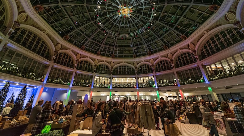 “Holly Days at the Arcade Presented by AES Ohio and Dayton Daily News” will return Dec. 11-13 with shopping from over 50 vendors, food, live entertainment and much more. TOM GILLIAM / CONTRIBUTING PHOTOGRAPHER