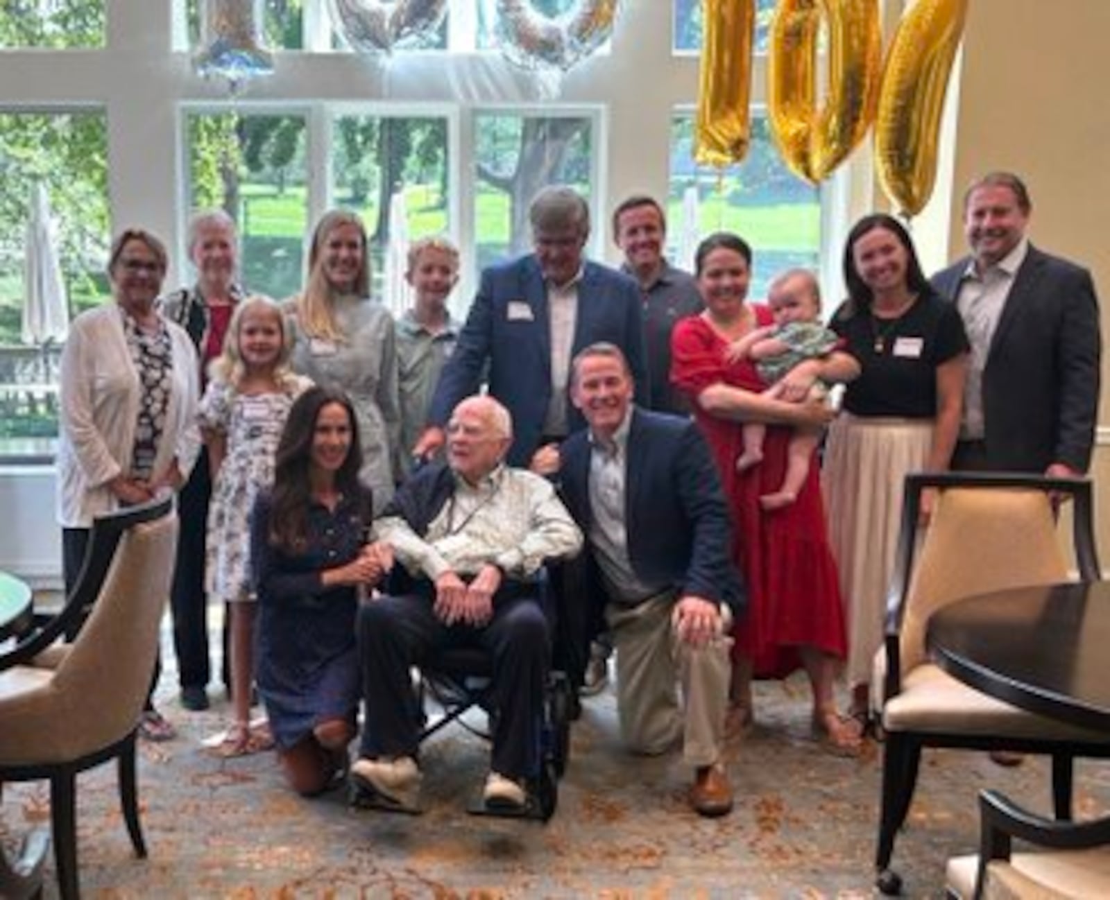 In August, Sen. Husted honored Sgt. George C. McConnaughey Jr., a WWII veteran, on his 100th birthday. CONTRIBUTED