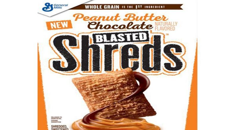 Peanut Butter Chocolate Blasted Shreds Cereal. (General Mills/TNS)