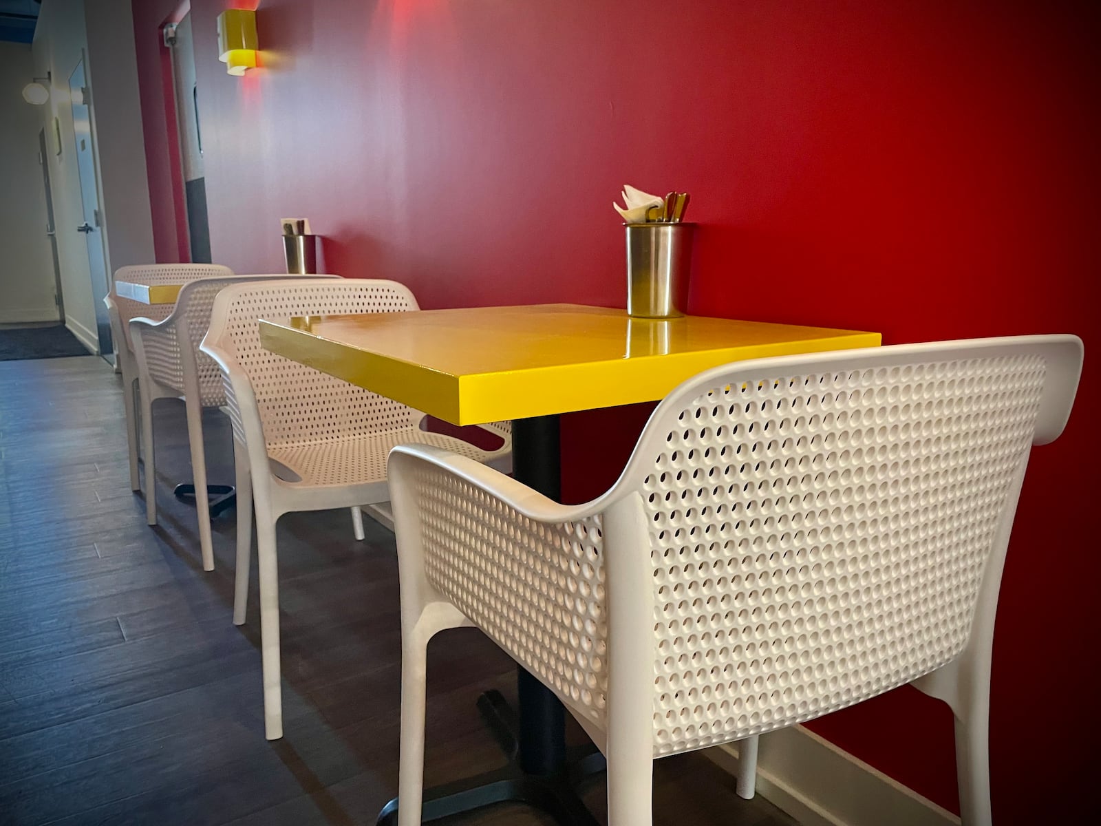 After being closed for renovations, the owners of Jollity have transformed the space at 127 E. Third St. into a full-time Koji Burger operation. NATALIE JONES/STAFF