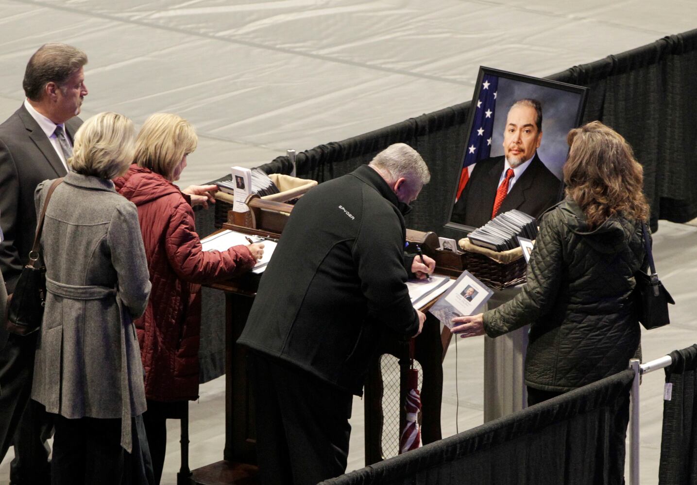 PHOTOS: City of Dayton honors Det. DelRio with memorial service, public viewing