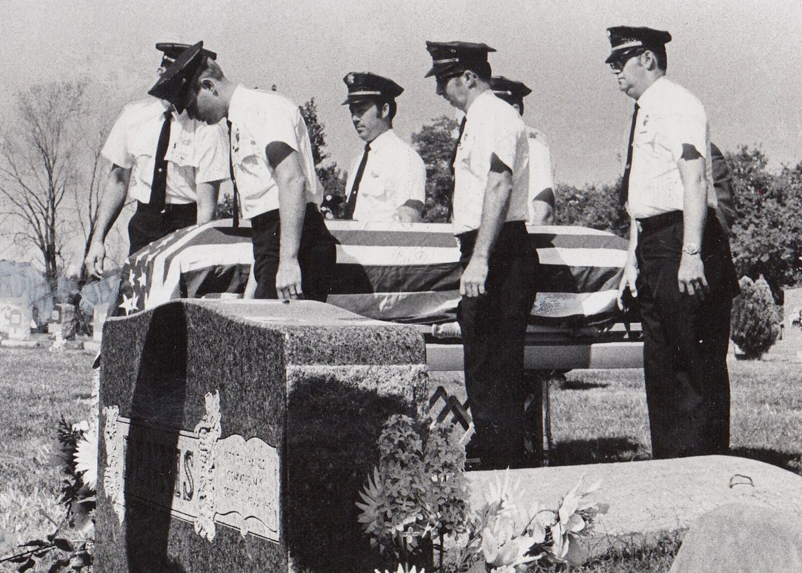 Navy medic Mark V. Dennis, the first from region to die in Vietnam, is re-interred in 1971, but the Dennis family called the burial one of an "Unknown Soldier." At the time, the family didn't believe the remains were that of Dennis of Miamisburg. Mark Dennis' brother Jerry Dennis spent decades investigating whether the Navy medic was still alive based on the likeness of Dennis to a POW the family saw pictured in Newsweek in 1970. Last year, DNA testing confirmed the original remains were that of Dennis. DAYTON JOURNAL HERALD FILE PHOTO