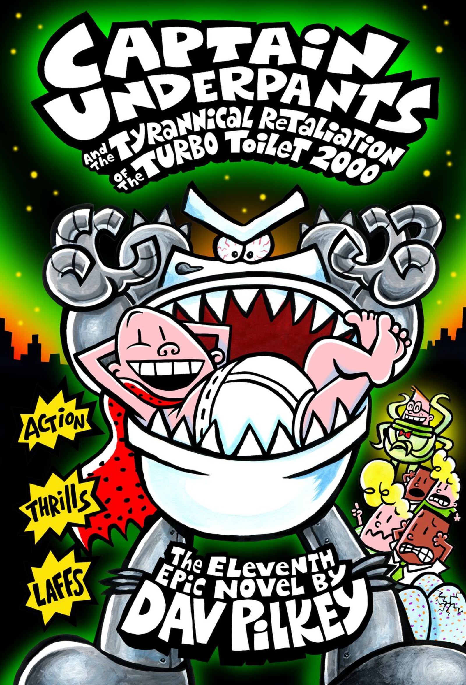 Dav Pilkey’s “Captain Underpants and the Tyrannical Retaliation of the Turbo Toilet 2000” is the 11th book in his series. He’s coming to Austin Sept. 11.