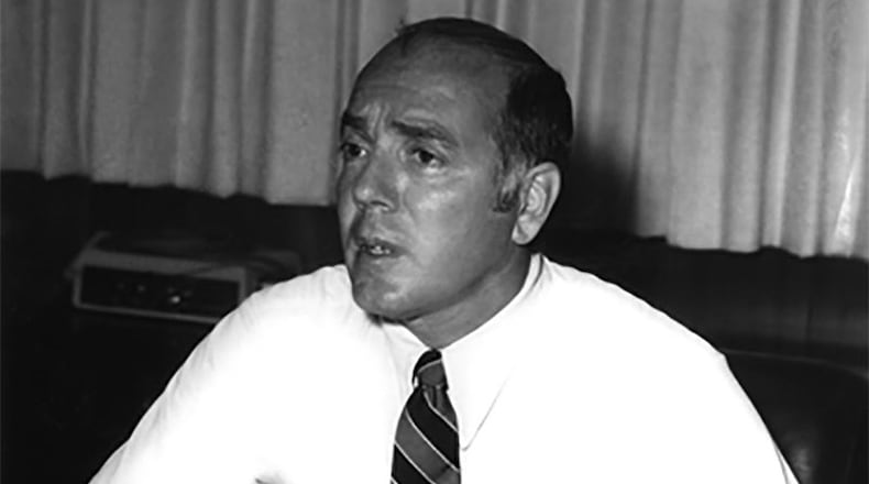 George P. Peterson served as director of the Air Force Research Laboratory’s Materials and Manufacturing Directorate from 1974-1977 and then again from 1980-1985 and was instrumental in the development of advanced composite materials used across the world today. (U.S. Air Force photo)