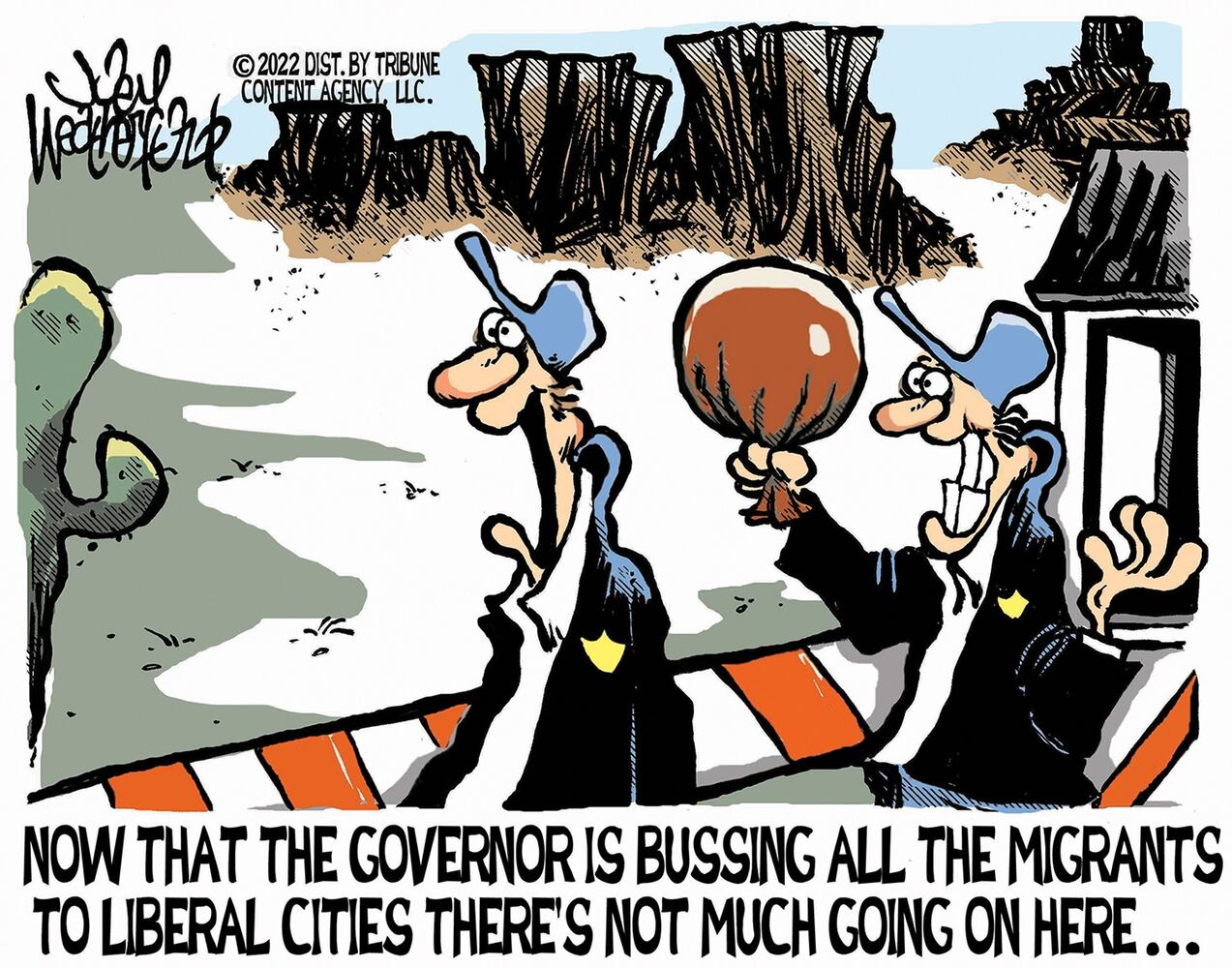 WEEK IN CARTOONS: Busing migrants, Trump, Biden and more