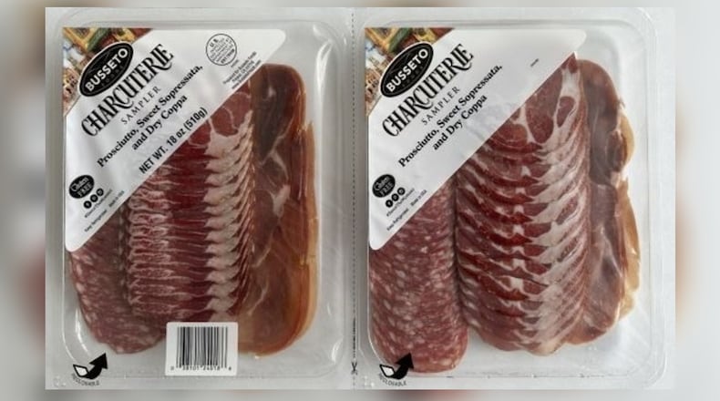 Busseto brand charcuterie meat sampler with prosciutto, sweet sopressata and dry coppa sold at Sam's Club is under recall because it may be contaminated with Salmonella. CONTRIBUTED