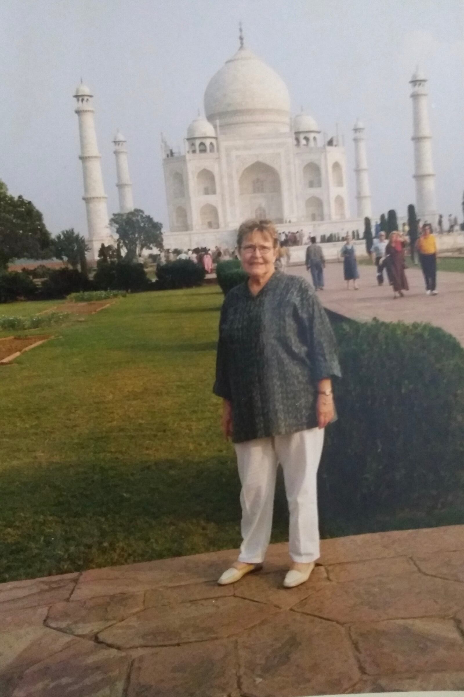 Trolley Stop founder Elizabeth Jo Thielen died Monday, Dec. 17. She is pictured  at the Taj Mahal in the mid-90s.